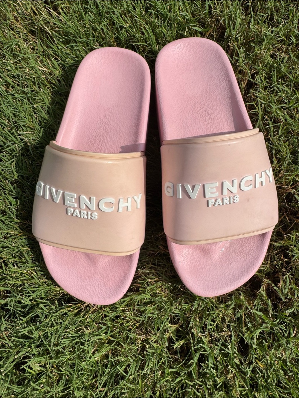 Givenchy Logo Platform Slides Blossom Pink EU 41 / US 11